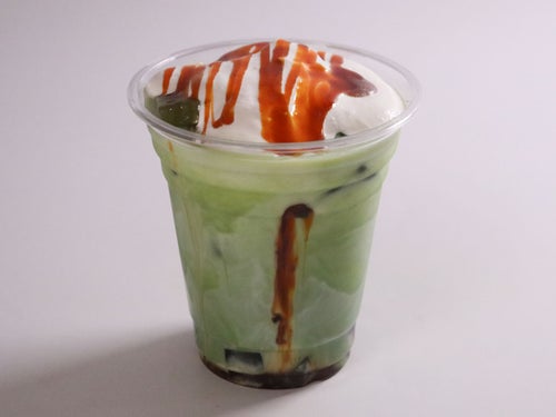 黒糖ゼリー入り～抹茶ラテ～